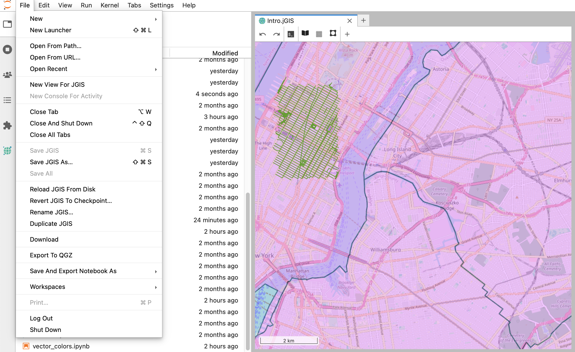 Rename jGIS project